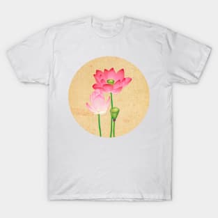 Minhwa: Lotus Flowers A Type T-Shirt